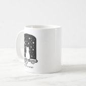 Mug de café avec un chat mignon Kawaii Cadeau chal (Devant gauche)