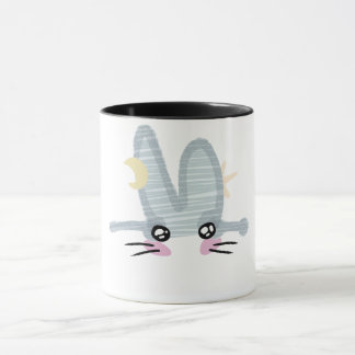 Mug de café avec un lapin mignon