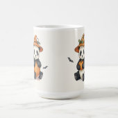 Mug de café avec un mignon panda de Halloween et c (Centre)