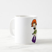 mug de café avec une jolie fille anime chibi (Devant gauche)