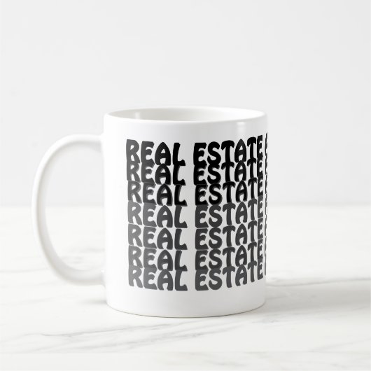 Mug de café Avocat en immobilier (Gauche)