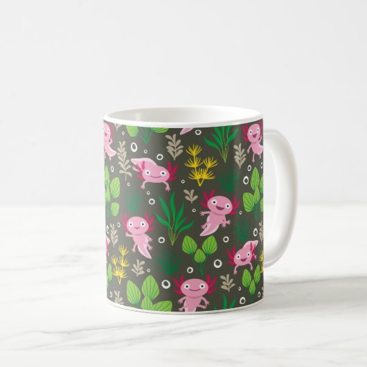 Mug de café Axolotl (Devant droit)