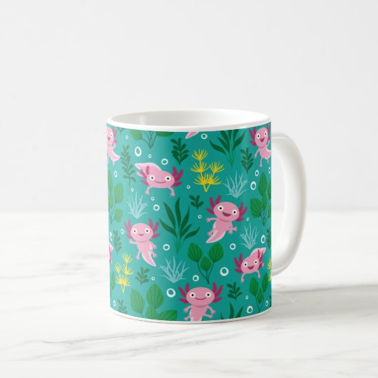 Mug de café Axolotl (Devant droit)