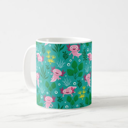Mug de café Axolotl (Devant gauche)