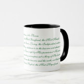 Mug de café Ayatul Kursi (Devant droit)