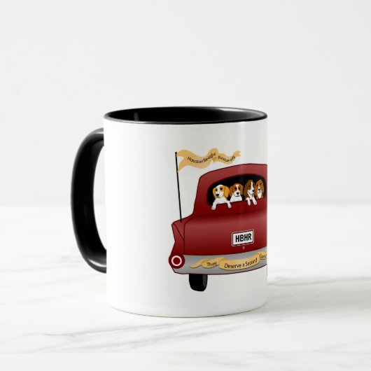 Mug de café beagle (Devant gauche)