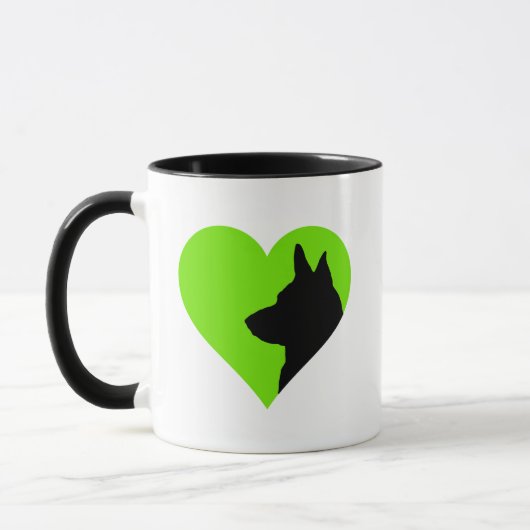 Mug de café berger allemand (Gauche)