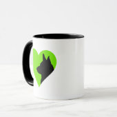 Mug de café berger allemand (Devant gauche)