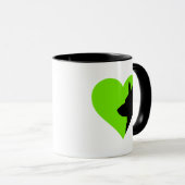 Mug de café berger allemand (Devant droit)