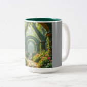 Mug de café bicolore 45cl (Devant droit)