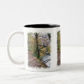 MUG DE CAFÉ bicolore AUTOMNE (Gauche)