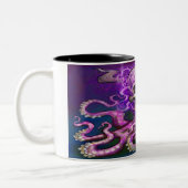 Mug de café bicolore Dark Fantasy Art (Gauche)