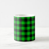 Mug de café Black Green Check (Centre)