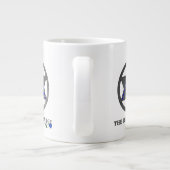 Mug de café blanc Badge Rural (Dos)