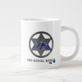 Mug de café blanc Badge Rural (Droite)