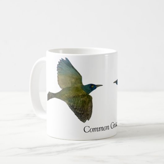 Mug de café blanc de cagoule (Devant gauche)