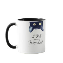 Mug de café blanc et noir drôle
