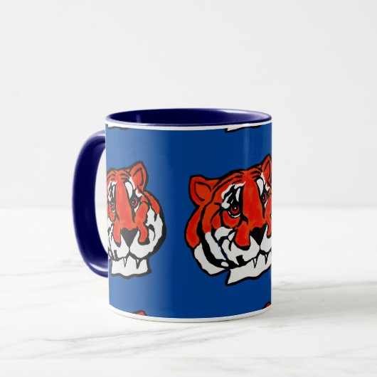 MUG DE CAFÉ BLEU (Devant gauche)