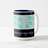 Mug de café bleu clair (Devant droit)