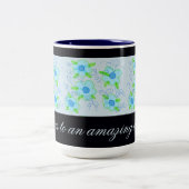 Mug de café bleu clair (Centre)