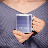 Mug de café bleu majestueux de minuit