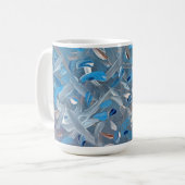 Mug de café bleu poussiéreux (Devant gauche)