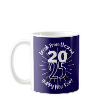 Mug de café Bonne année 2025