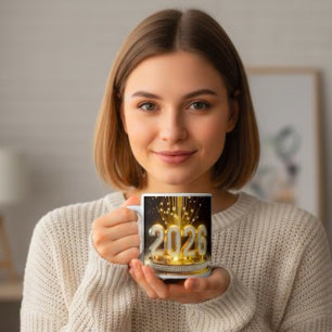 Mug de café Bonne année 2026