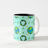 Mug de café Bonne fête de la Terre (Devant droit)