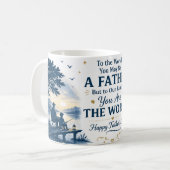 Mug de café Bonne fête des Pères (Devant gauche)
