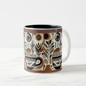 Mug de café botanique (Devant droit)