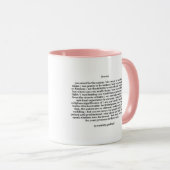 Mug de café "Brown" (Devant droit)