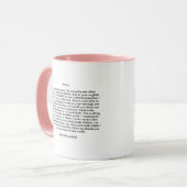 Mug de café "Brown" (Devant gauche)