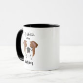 Mug de café Bulldog britannique (Devant gauche)