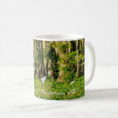 Mug de café - Caddo Lake Cypress & Bird-001 (Devant droit)