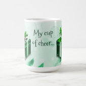 Mug de café cadeau de Noël vert (Centre)