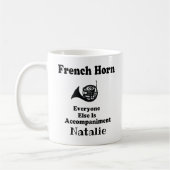 Mug de café cadeau French Horn (Gauche)