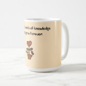 Mug de café cadeau pour l'enseignant (Devant droit)