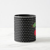 Mug de café cerise rétro (Centre)