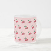 Mug de café cerise rétro (Devant droit)