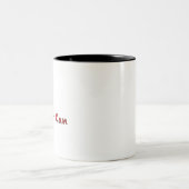 Mug de café "Cette fille peut" (Centre)