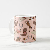 Mug de café champêtre et floral (Devant gauche)