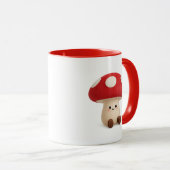Mug de café champignon mignon Kawaii (Devant droit)