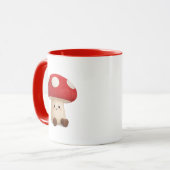 Mug de café champignon mignon Kawaii (Devant gauche)