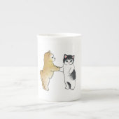 Mug de café chat mignonne (Devant)