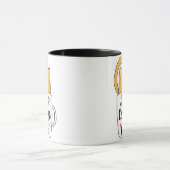 Mug de café chat orange drôle amateur de chat (Centre)