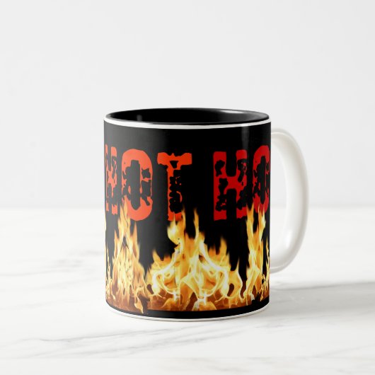 Mug de café chaud (Devant droit)