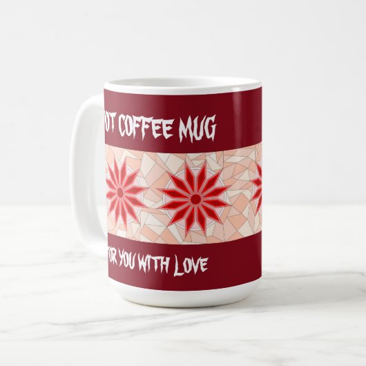 MUG DE CAFÉ CHAUD (Devant gauche)