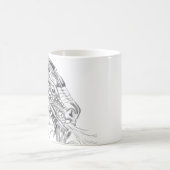 Mug de café chaud au dragon de feu (Centre)