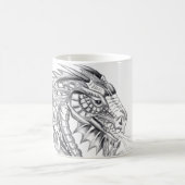 Mug de café chaud au dragon de feu (Centre)